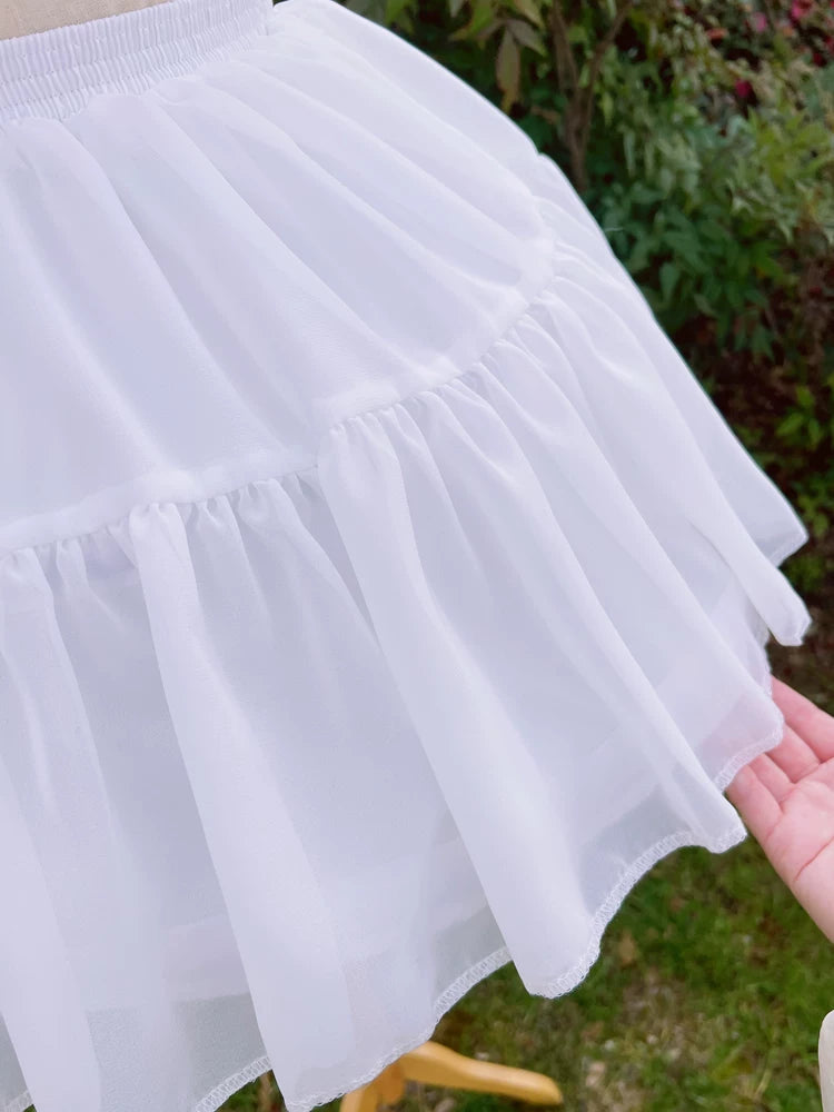 Adjustable Lolita Hoop Puffy Petticoat, 13.8" (35 cm) 45017:831789