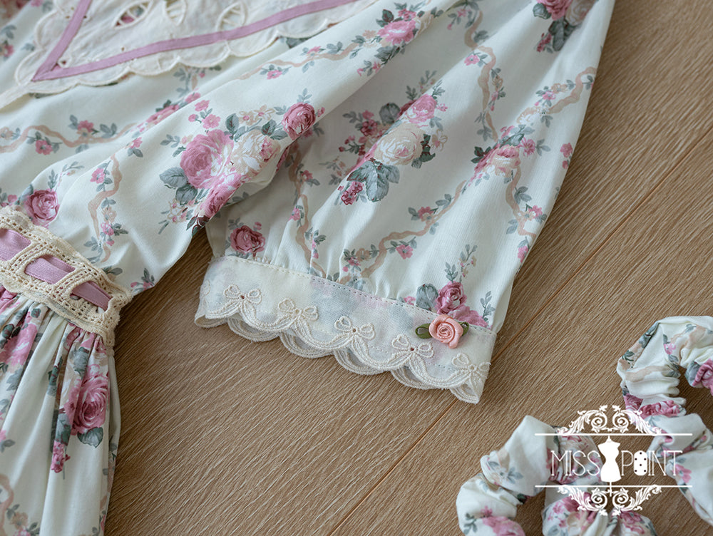 (Buyforme)Miss Point~Happy Summer Elegant Lolita Floral OP Dress 17704:244778