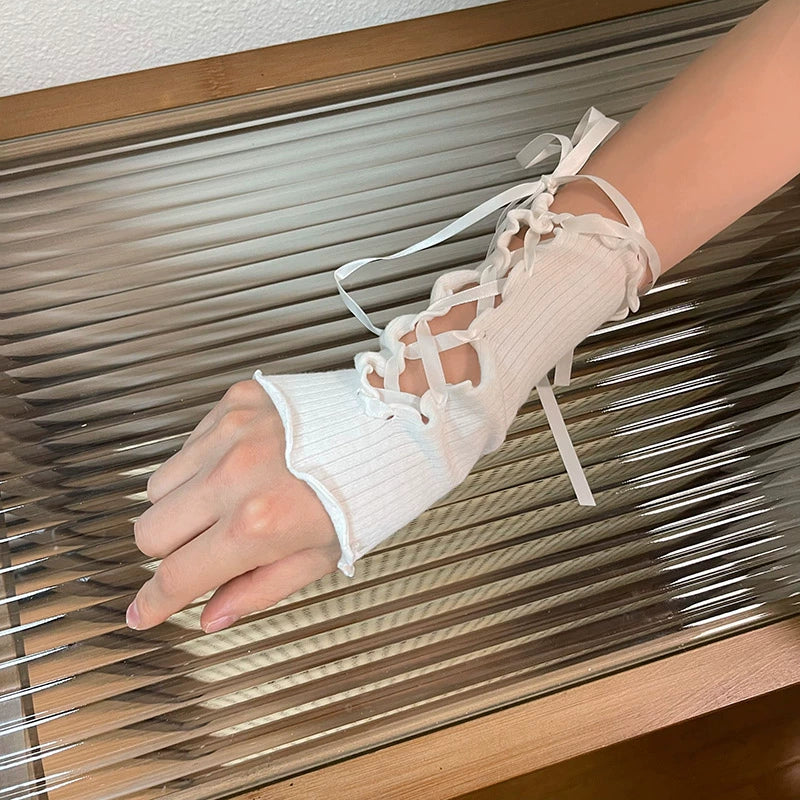 WAGUIR - Kawaii Lolita Wrist Cuffs DIY Gloves