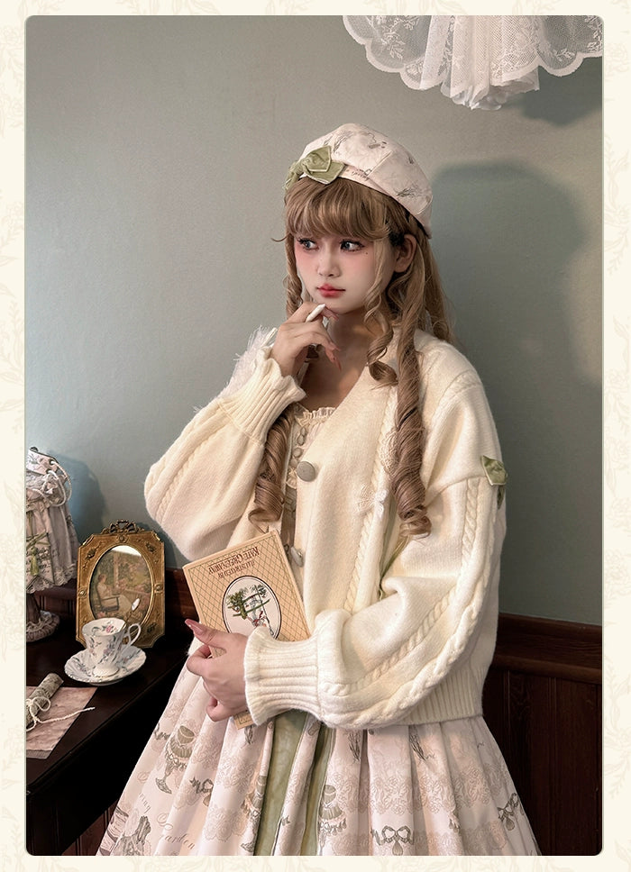 Alice Girl~Iris Study Room~Classic Lolita Cardigan Elegant Lolita Outwear