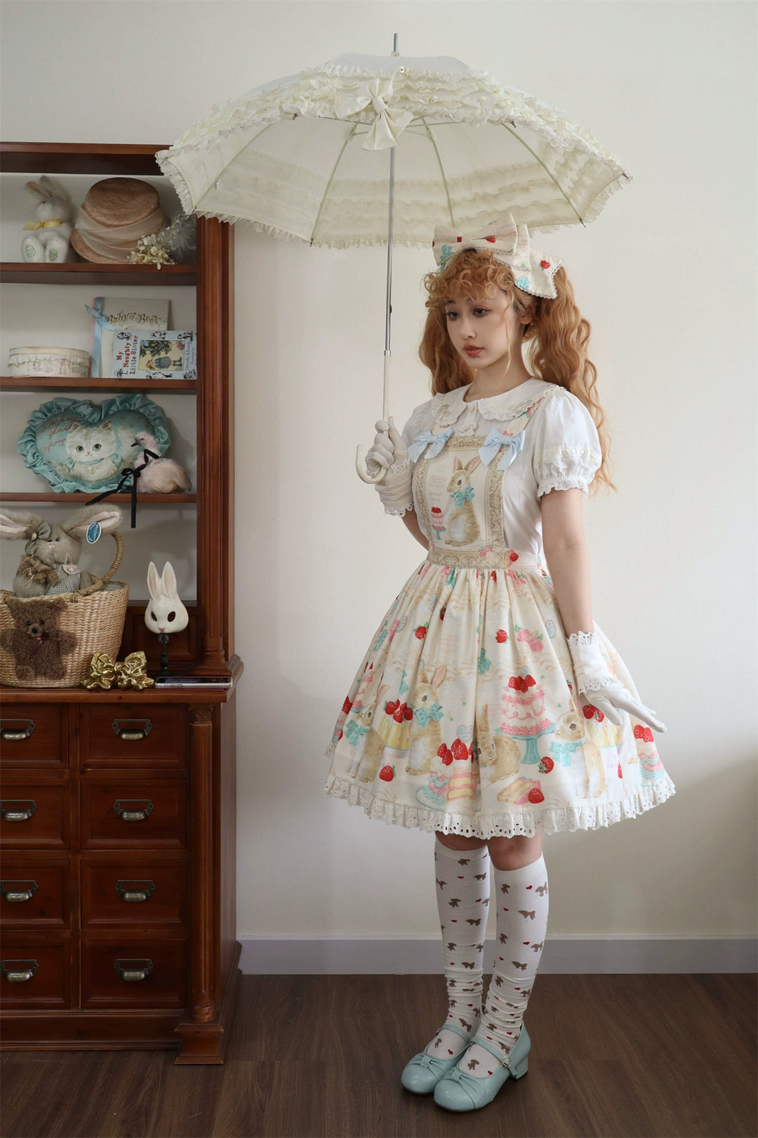 Dark Star Island~Honey Bunny Cake~Sweet Lolita JSK/OP/Strap SK/Shirt 39864:638696