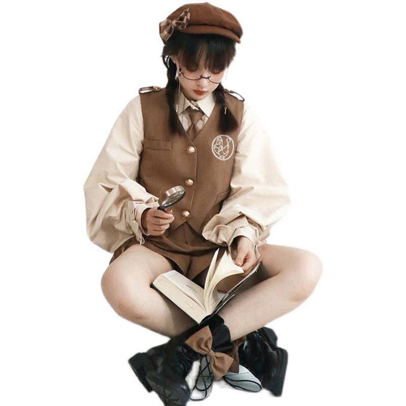 Steamed Stuffed Pig~Famous Detective Goose~Kawaii Lolita Bag and Hat