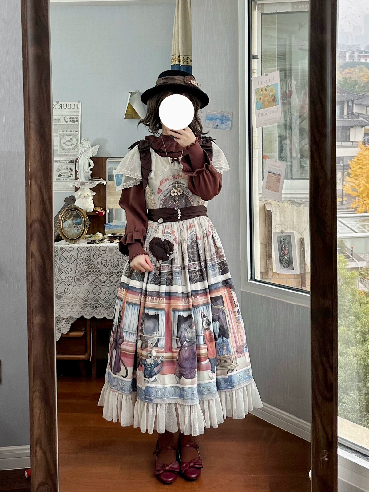 Forest Fluorescent Carps~Sweet Lolita Sweater Autumn and Winter Lolita Inner Wear 40512:662102