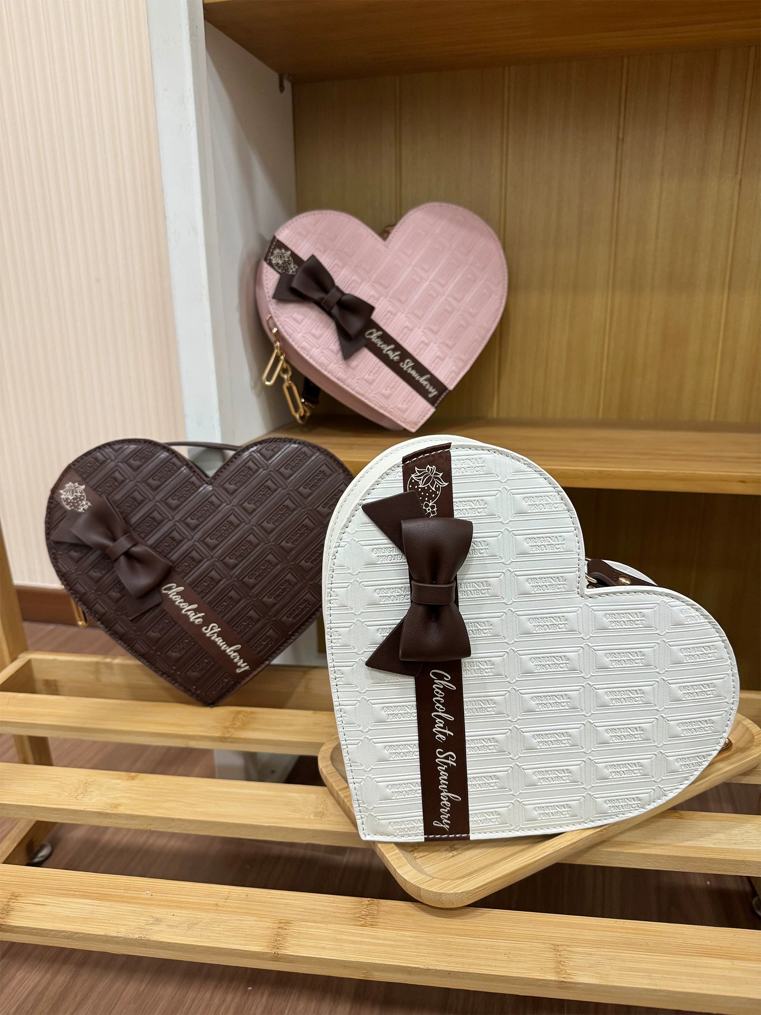 Sweet Lolita Heart-shaped Bag, Chocolate Inspired