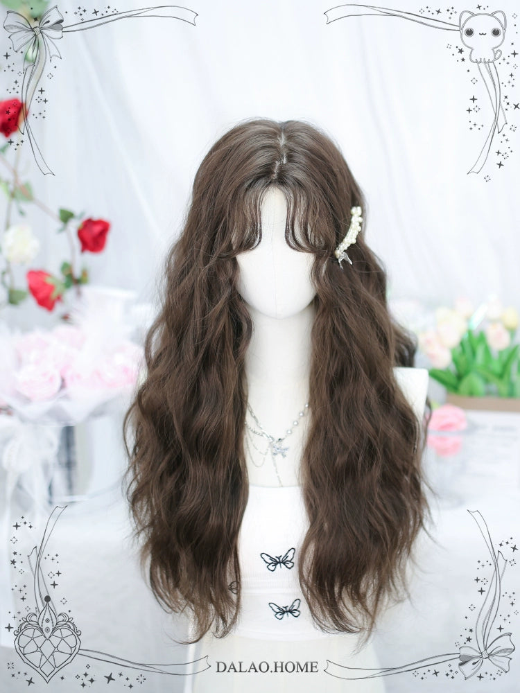 Dalao Home - Fallen - Daily Lolita Wigs Cold brown Long Hair Cold Brown