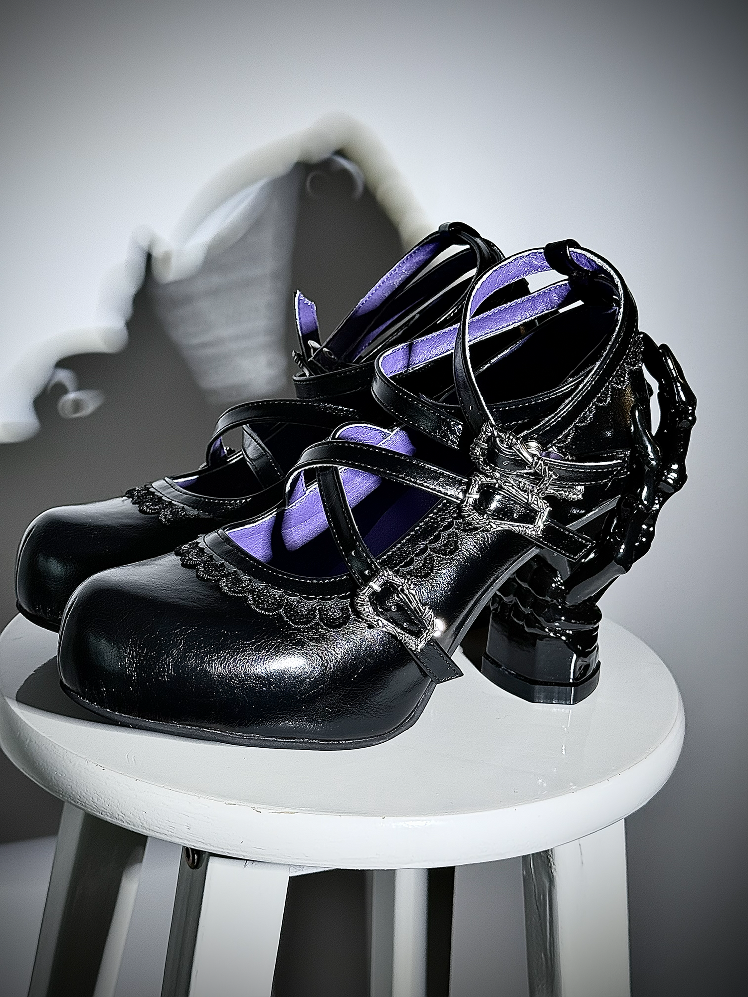 Tome of Holy Remains - Gothic Lolita Novelty Heel Shoes (34 35 36 37 38 39 40 41) 45620:856309