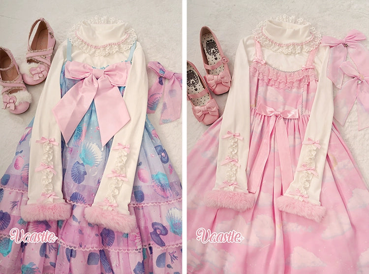 (Buy for me) Vcastle~Sweet Lolita High-neck Long Sleeve Sweater   