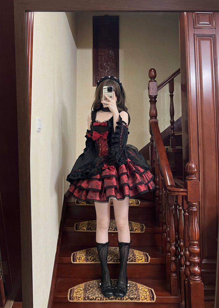 Xiaoxin - Rose Butler - Sweet Lolita JSK Ballet Style Birthday Lolita Dress