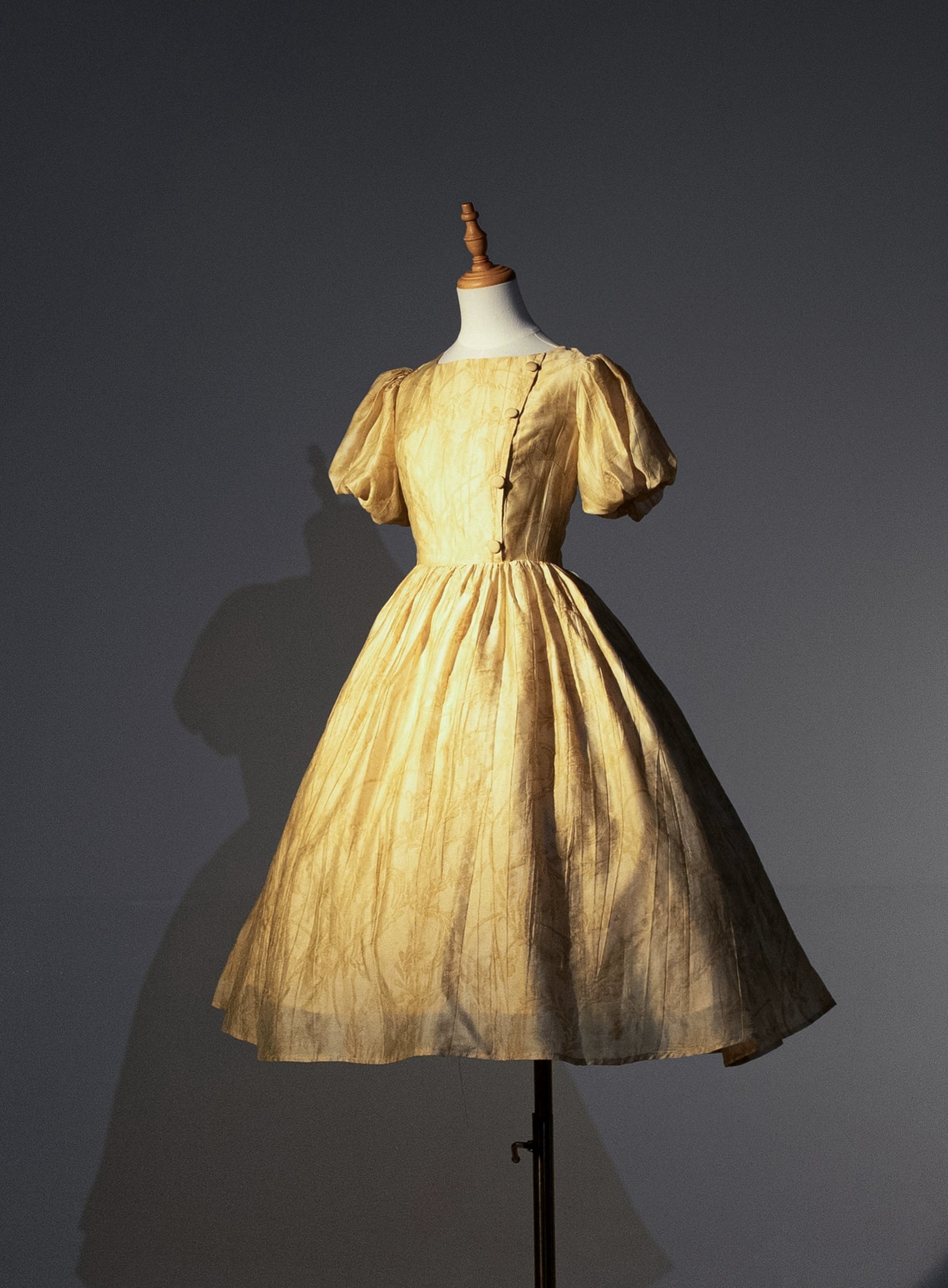ZJstory - Gilded Years 4.0 - Retro Lolita Dress Suit Elegant Lolita Coat Set S Tender Yellow OP Only