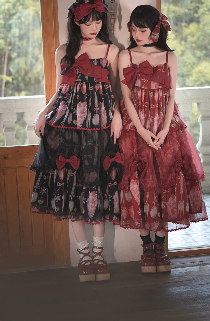 Babyblue~Strawberry Box~Sweet Lolita JSK With Strawberry Print 42972:760715