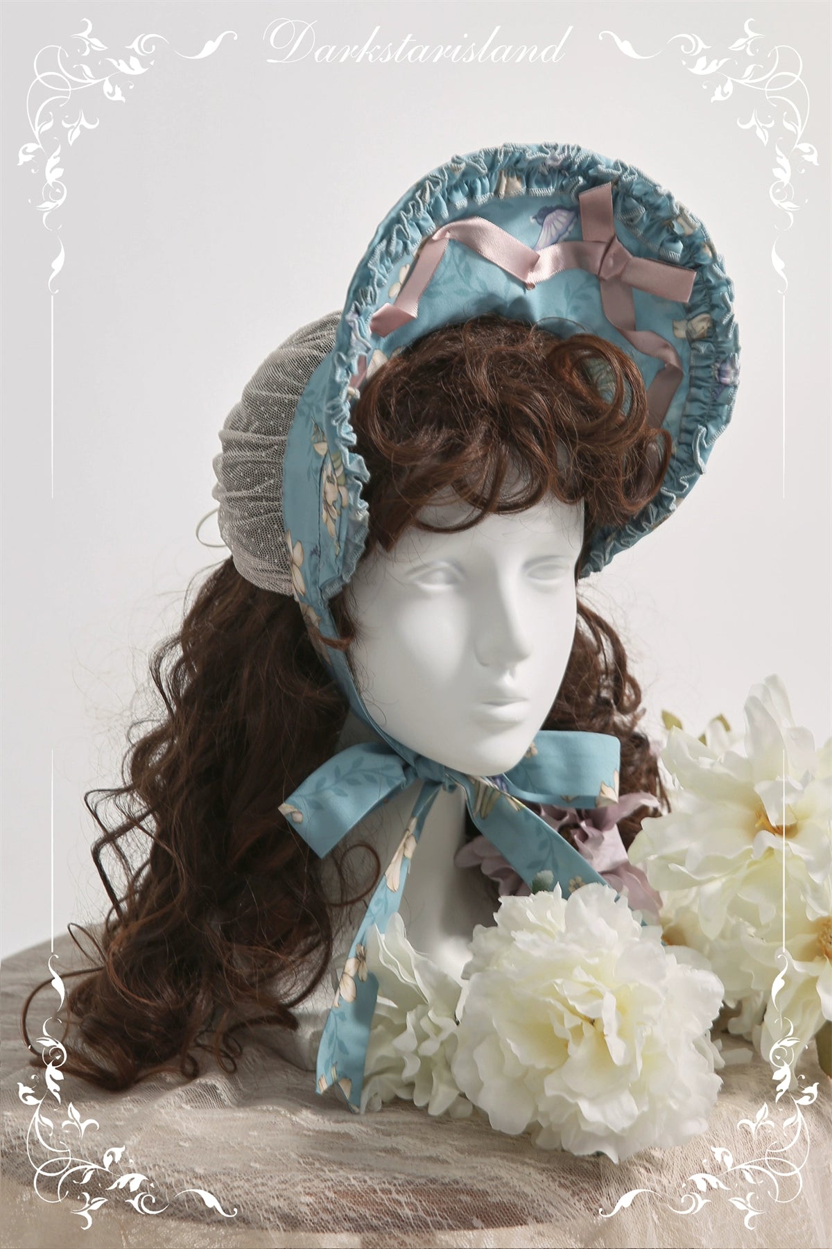 Dark Star Island~Lily&Mountain Breeze~Lily Lolita Accessories BNT One size fits all Blue - BNT 