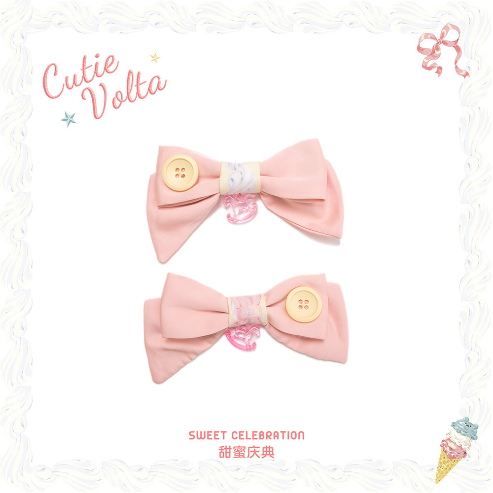 (BFM)Cutie Volta~Sweet Celebration~Sweet Lolita OP Dress Bunny Bear JSK Salopette Size #1 Rocking Horse Side Clips 