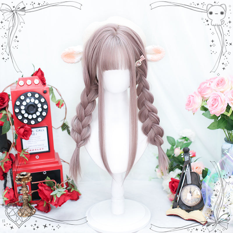 Dalao Home - Sweet Long Straight Taro Purple Wig