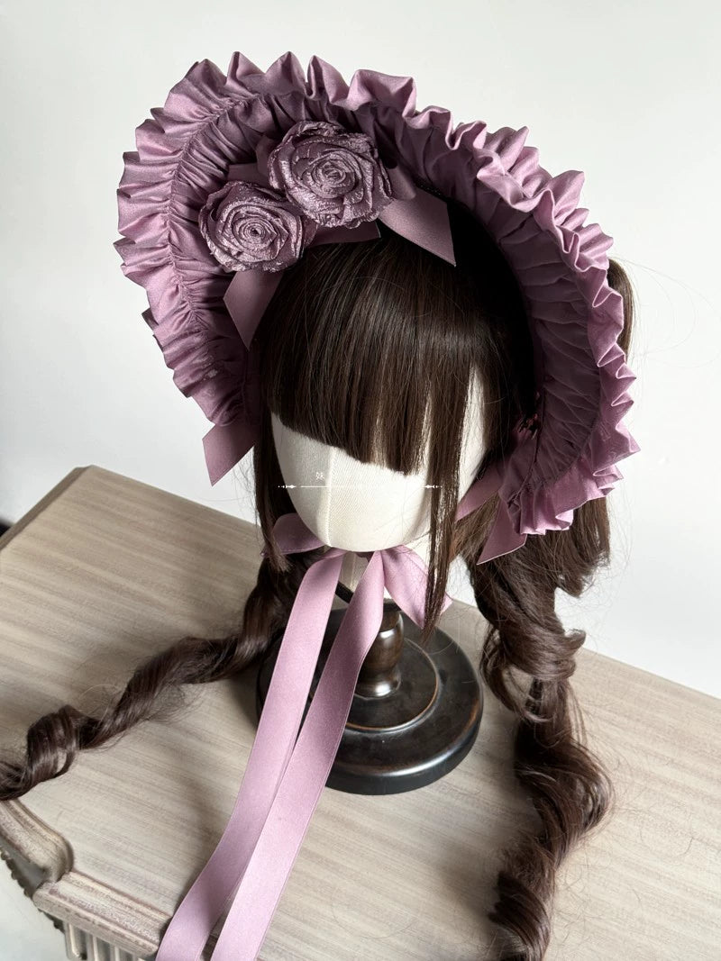 MAID~Elegant Lolita Hairband Bow Multiple Colors BNT