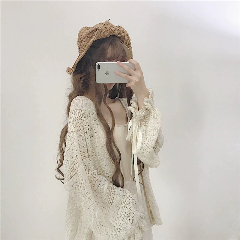Sugar Girl~Daily Lolita Light Cardigan Oversized Outwear