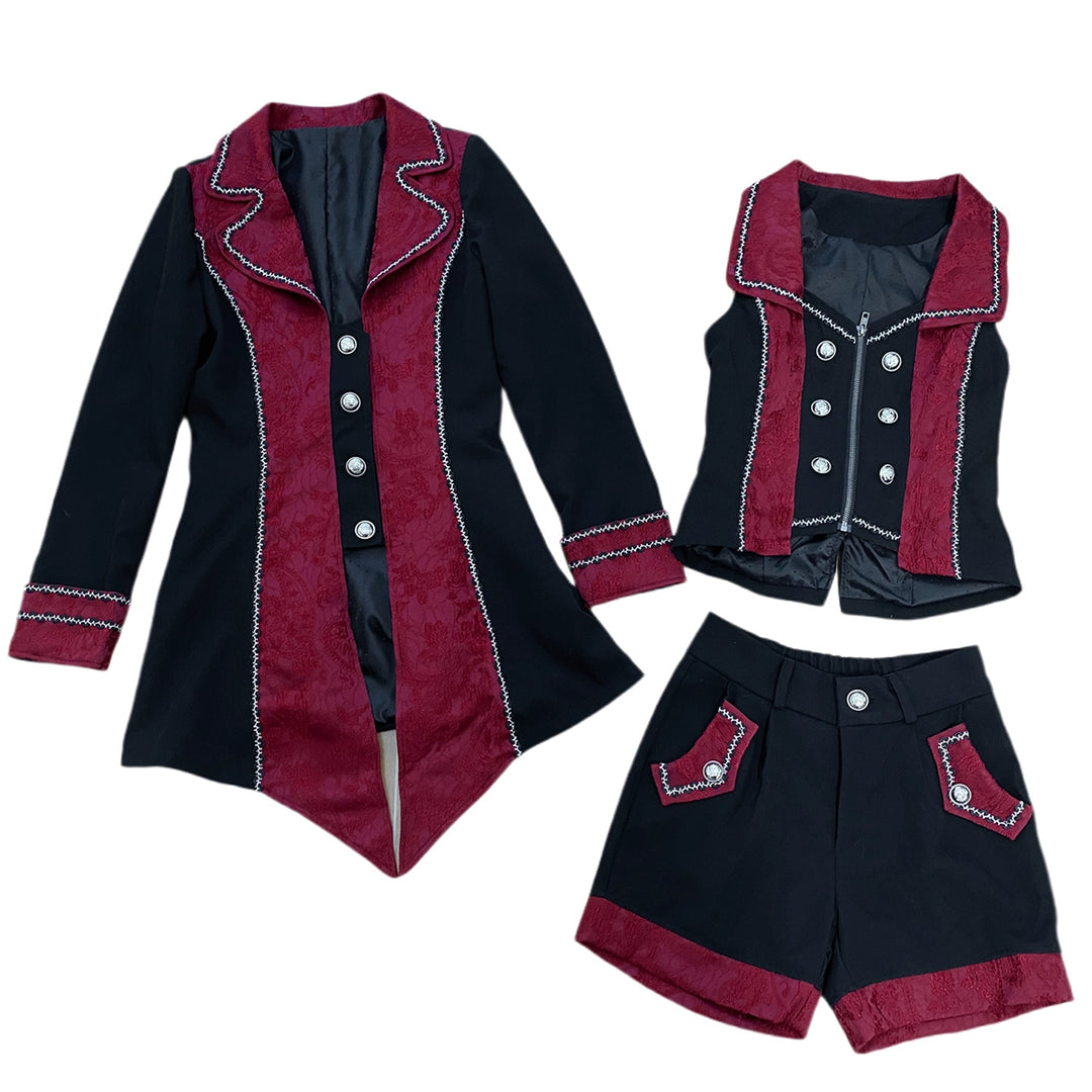 (BFM)Little Dipper~Oath of Chapter~Ouji Lolita Vest Prince Style Shorts Multicolors   