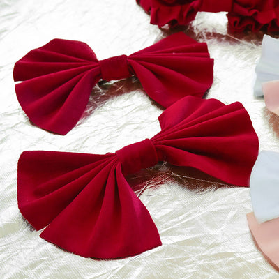 (Buyforme)Daydream Whisper~Plus Size Cute Sweet Making Wish Lolita JSK S hairclip-red 