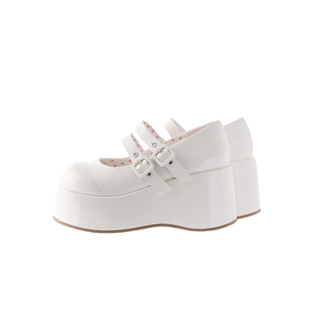 MODO~Sweet Lolita Platform Shoes Multiple Colors Elevated Shoes (34 35 36 37 38 39 40 41 / White) 41376:694390