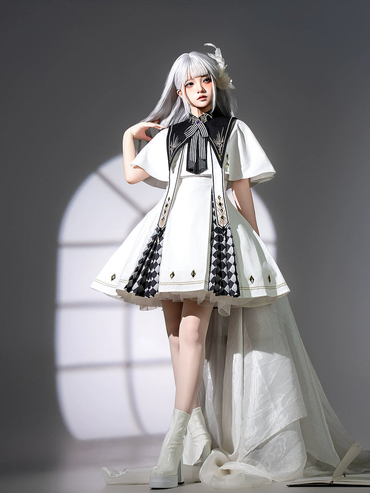 Your Princess~Eye of Truth~Elegant Gothic Lolita Dress Suit With Embroidery