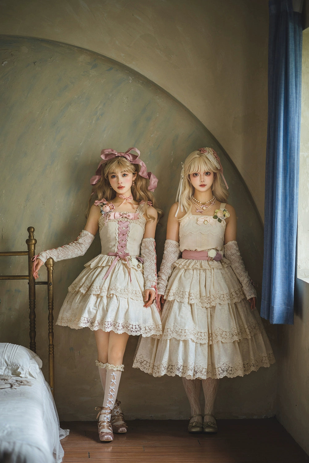 Miss Point - Forest Waltz - Classic Lolita Blouse & Multi-Tiered Ruffles SK 44233:800023