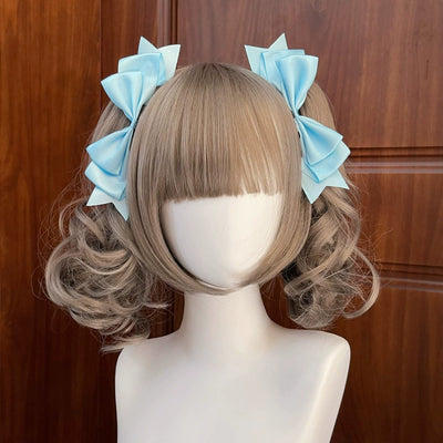 BeiBei Handmade~Kawaii Lolita Hair Clip Bow JK Side Clips   