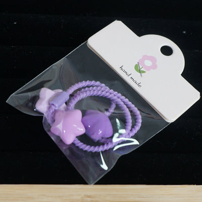 MaoJiang Handmade~Sweet and Lovely Lolita Hair Rope gradient purple star 3 hair ropes  