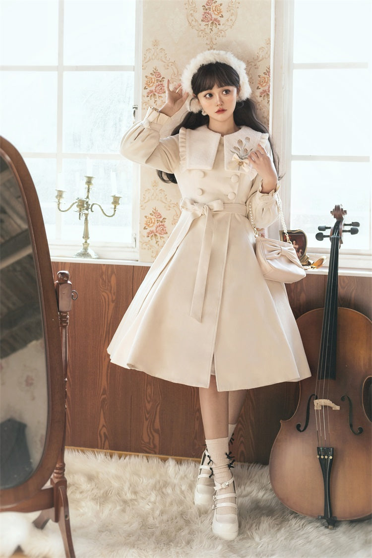 Letters from Unknown Star - Tulip Coat - Winter Elegant Lolita Dress Overcoat