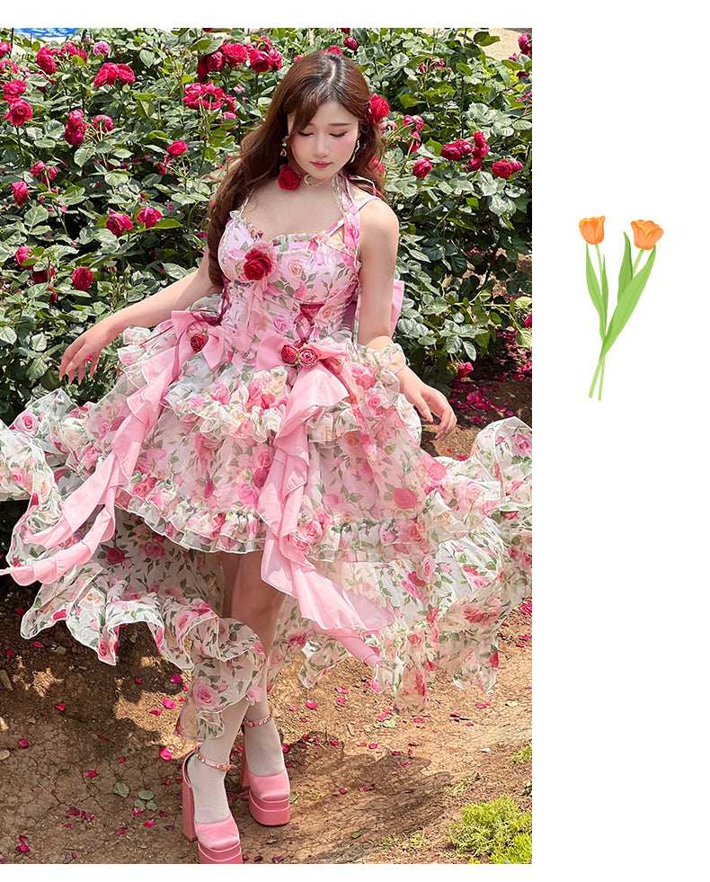 Diamond Honey South French Rose Lolita Dress-My Lolita Dress