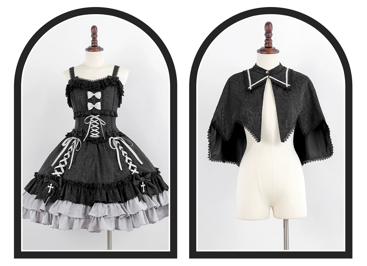 (BFM)Luna Planetarium~Evil Fang~Gothic Lolita JSK Suit Ouji Lolita Shorts Suit 36838:531716