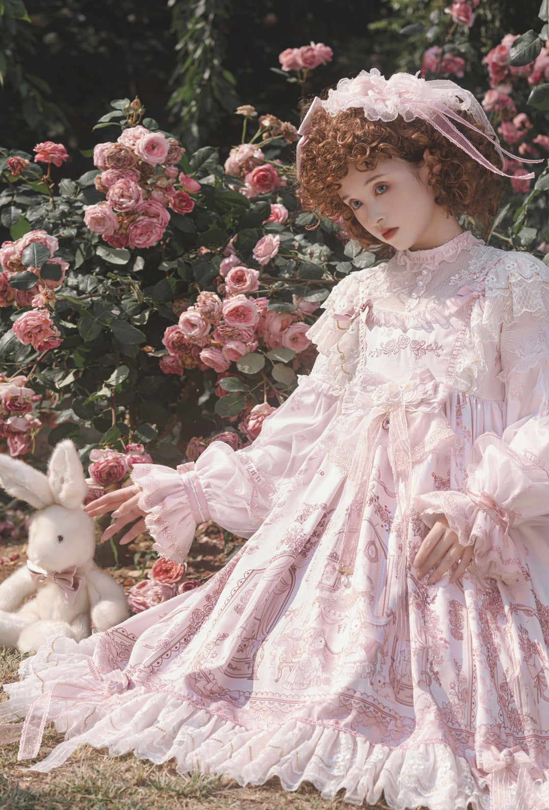 Garden Cat~Sunset Realm Lolita Bride Gorgeous OP FS