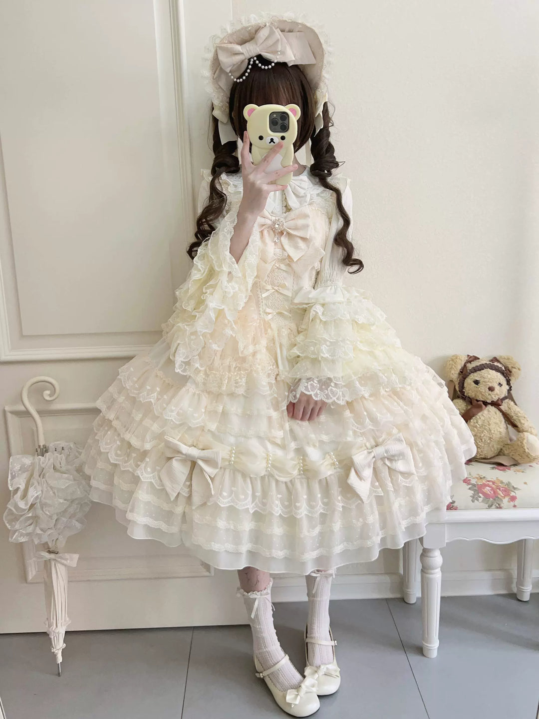 Sugar Girl~Dream Prelude~Princess Lolita JSK Suit Sweet Lolita BNT and Blouse   