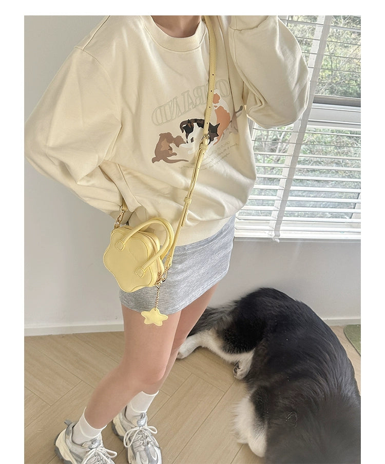 NanNanspecial - Egg Milk Star - Sweet Lolita Bag Milk Yellow Handbag