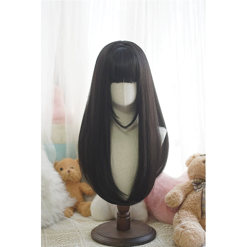 Imperial Tea~Daily Lolita Wig Long Straight Wigs   