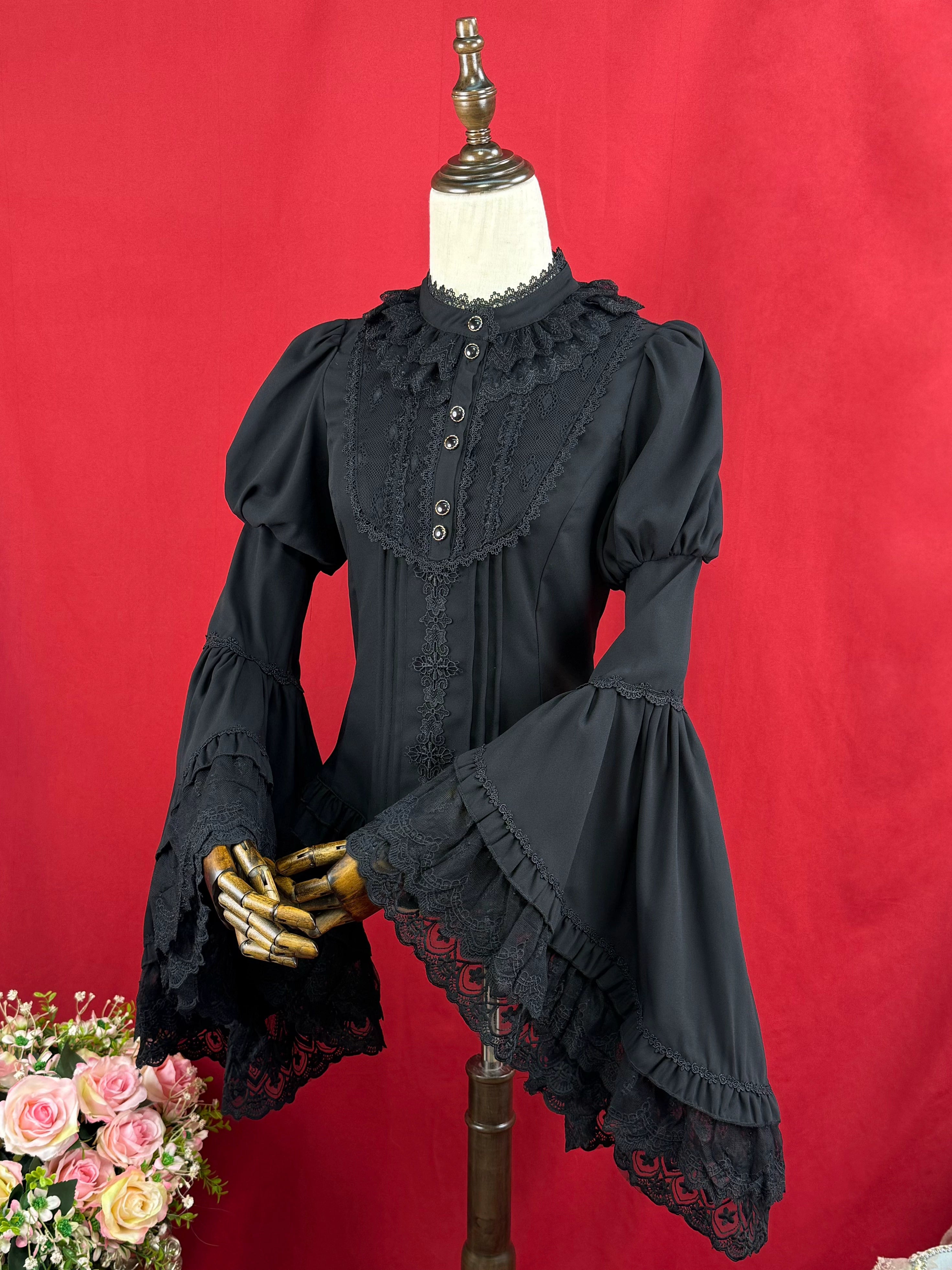 DMFS Lolita - Classic Lolita Blouse Princess Sleeves Lolita Shirt
