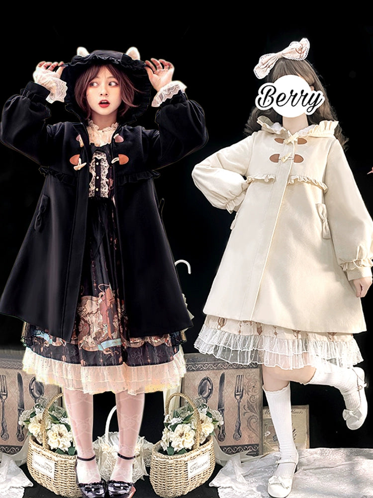 Fairy Cat~Sweet Lolita Coat Autumn and Winter Lolita Outwear 40582:666432