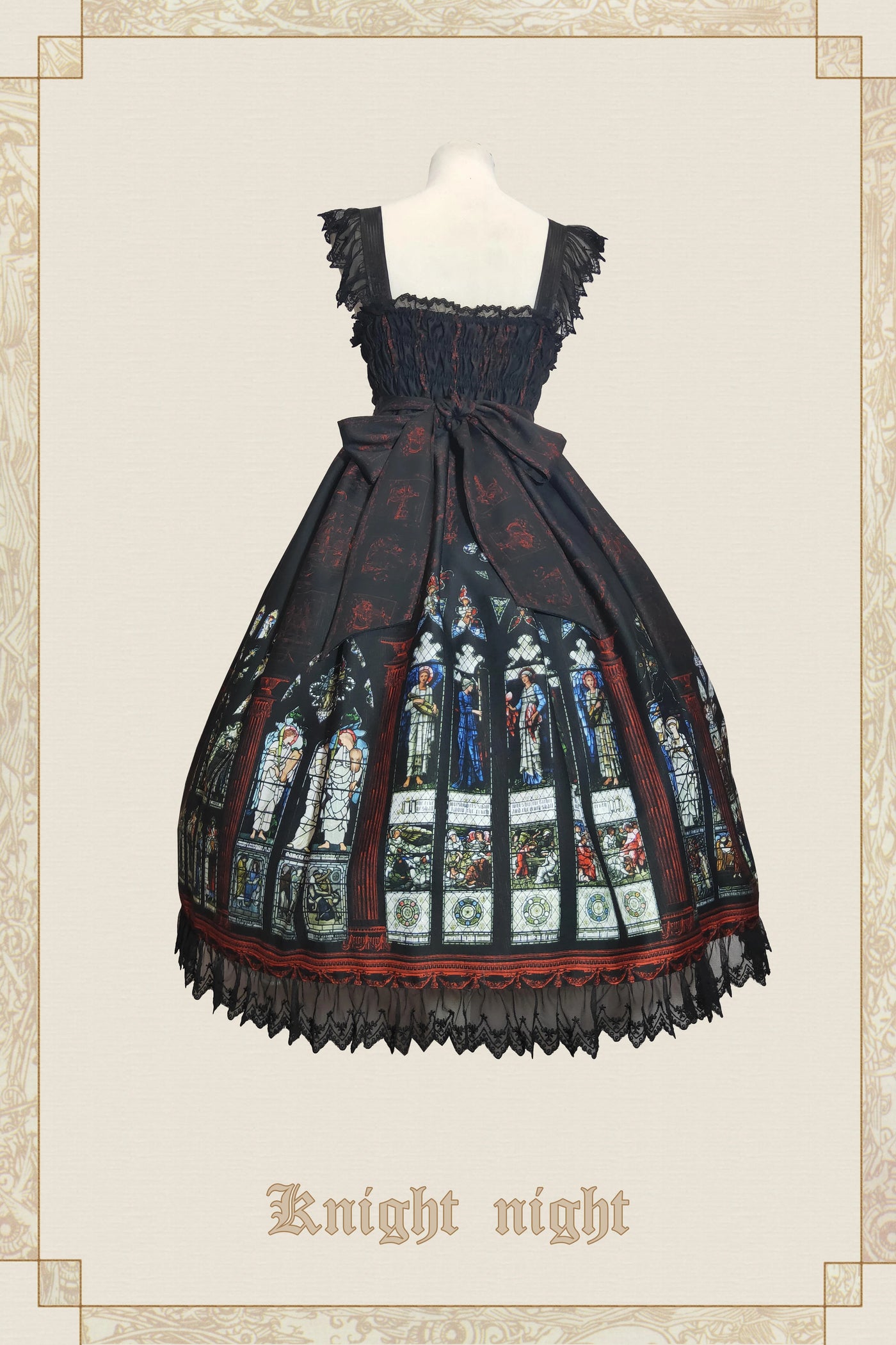(BFM)Knight night~The Saint Priest~Stained Glass·Sain Lolita Jumper Skirt   