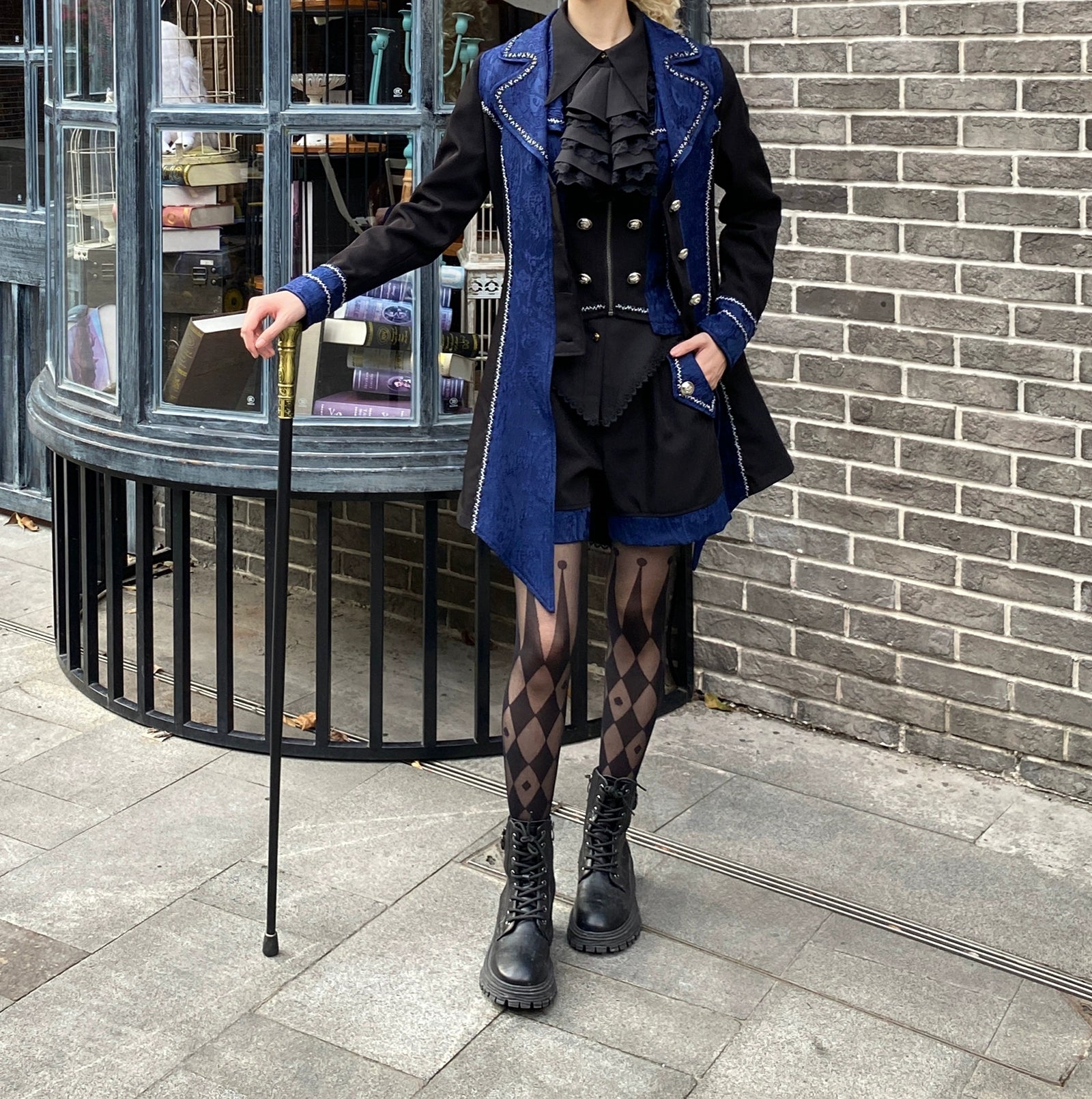 Oath of the Chapter - Ouji Lolita Suit Embroidered Prince Vest Shorts Coat 40532:661900
