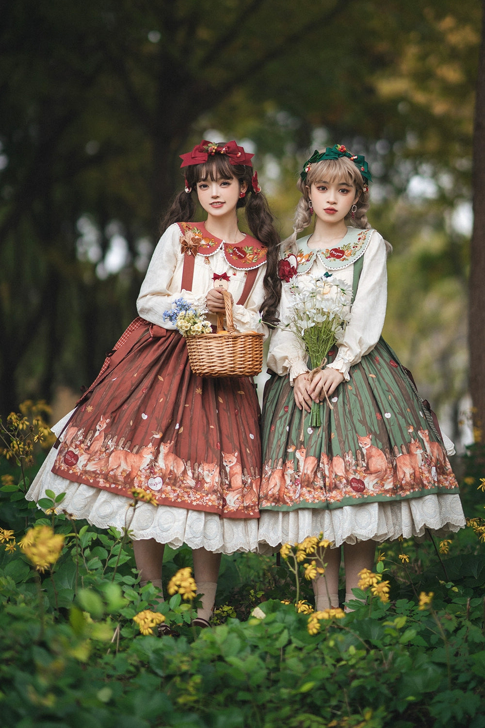 Miss Point - Customized Lolita Skirt Embroidery Lace Cotton Lolita Skirt