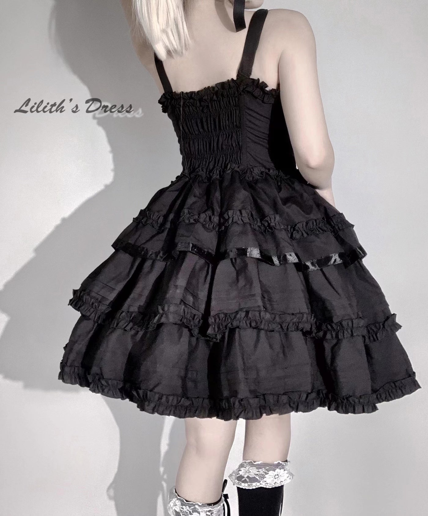 Mengfuzi~LiLith~Gothic Lolita JSK Dress Christmas Short Sleeve Bolero   