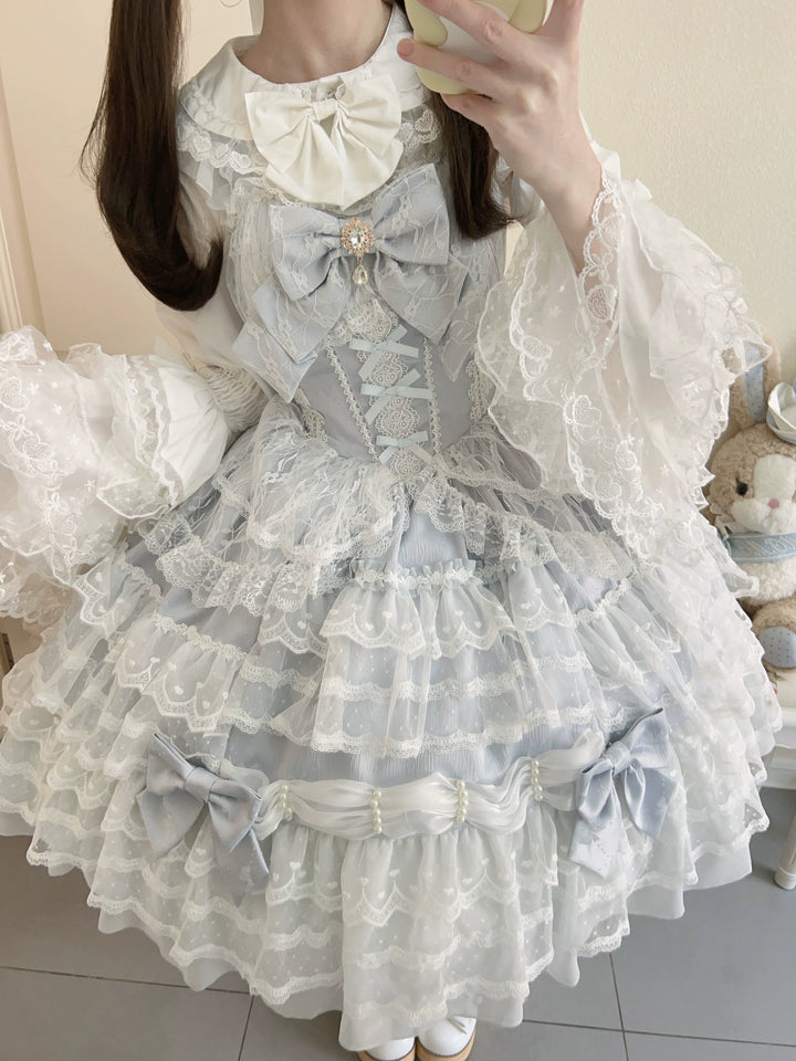 Sugar Girl~Dream Prelude~Princess Lolita JSK Suit Sweet Lolita BNT and Blouse