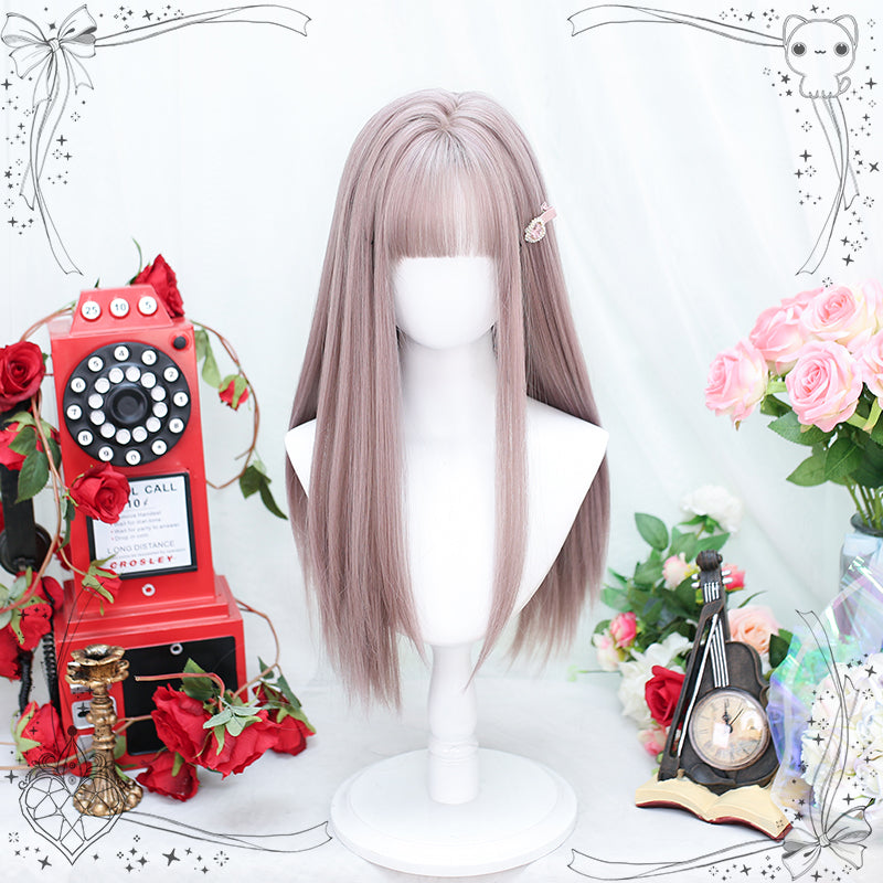 Dalao Home - Sweet Long Straight Taro Purple Wig