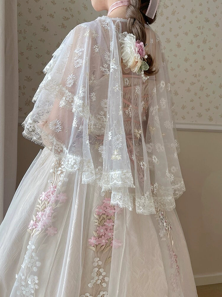 ZeeYe~Monica~Qi Lolita Lace Shawl