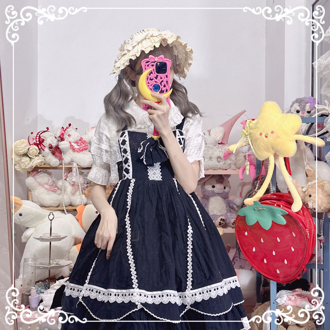 Chestnut Lolita~Lolita Kawaii Cotton BNT Hat   