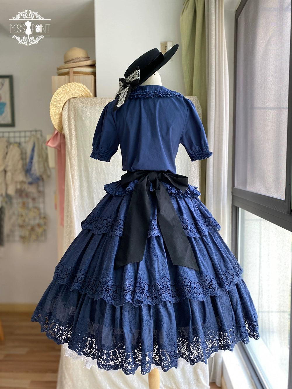Miss Point - Forest Waltz - Classic Lolita Blouse & Multi-Tiered Ruffles SK 44233:800016
