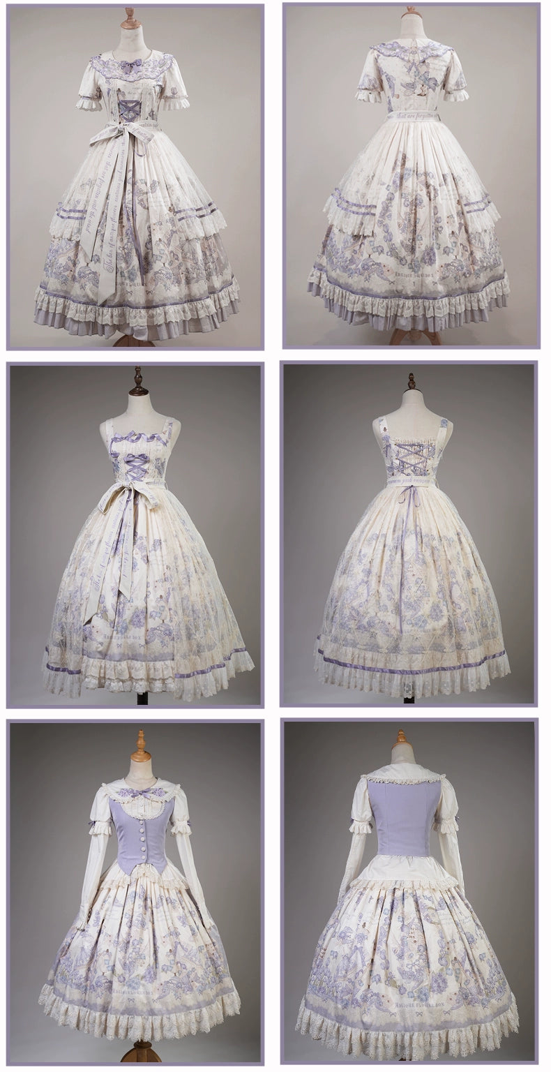 NanShengGe - Purple Memoirs - Plus Size Lolita Classic Dress Suit