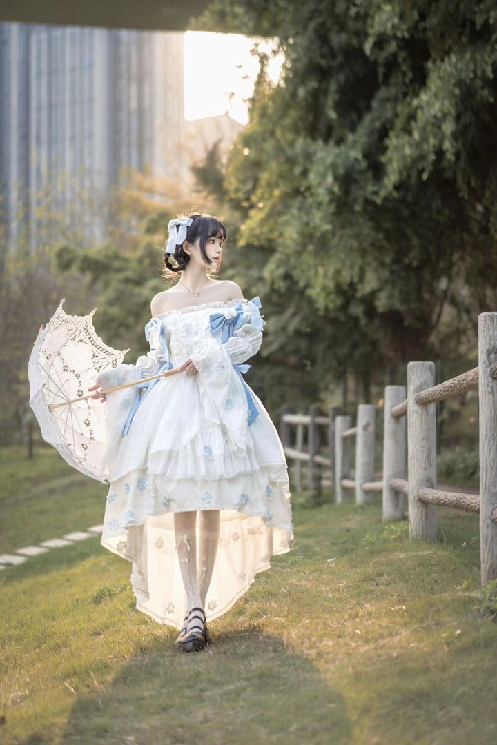 Fishing Boss~Winter Tinglan~Exquisite Lolita Princess Dress   