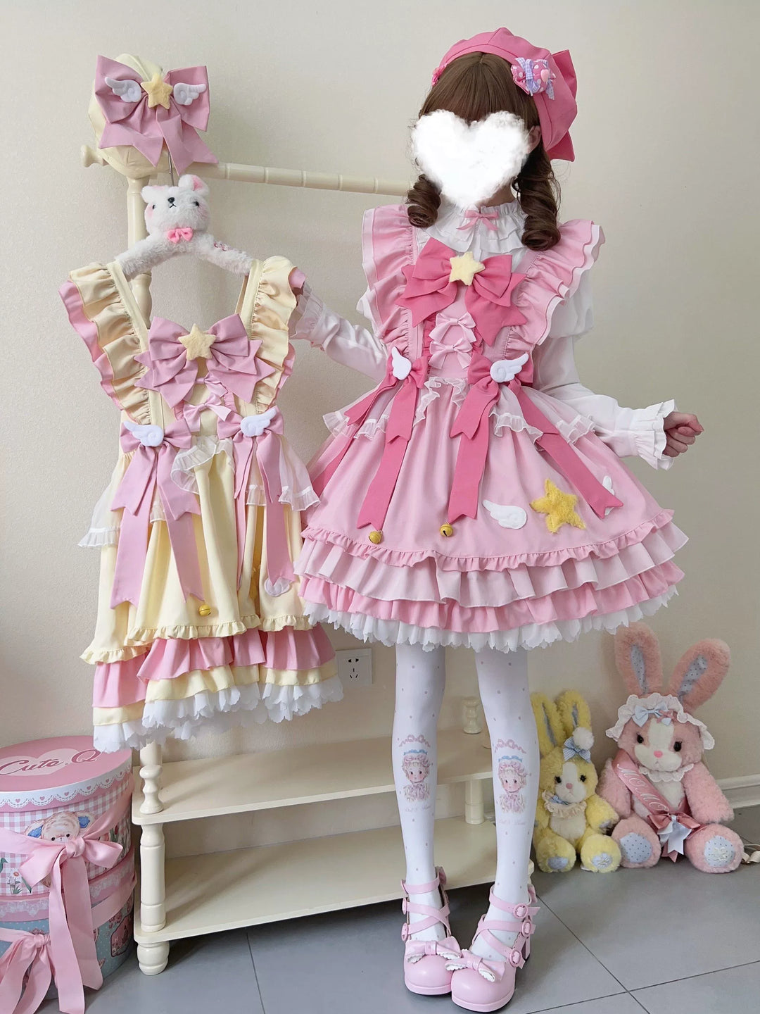 Sugar Girl~Little Star Wing~Sweet Lolita JSK Summer Lolita Dress   