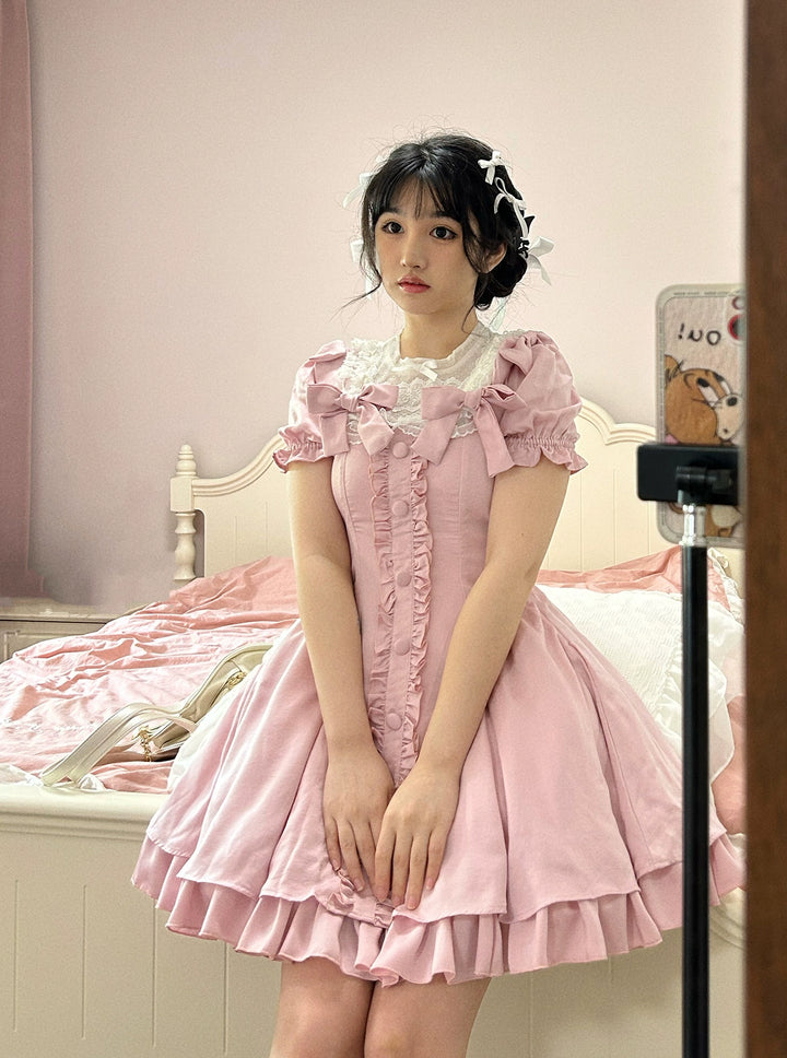 Sweet Wood~Plus Size Lolita OP Dress Summer Dress   