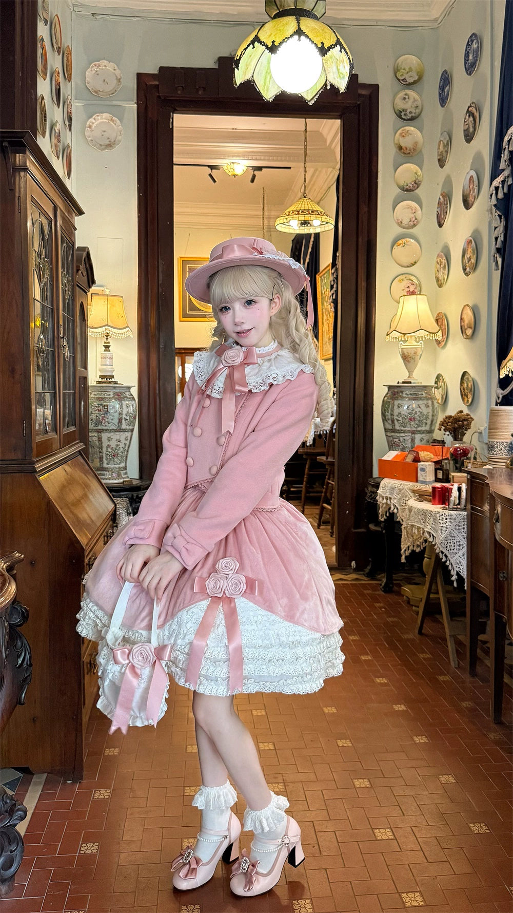 LeMiroir - Winter Solstice - Elegant Lolita Winter Short Coat & SK 44069:794277