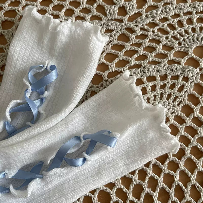 WAGUIR - Daily Lolita Hand Cuffs Multicolors One Size White and Blue